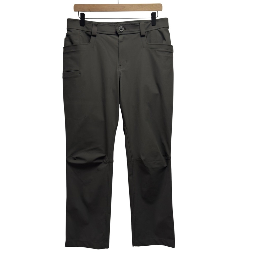 KUIU Mens Sz 32S Gray Enroute Softshell DWR Water Resistant Hiking Hunting Pants